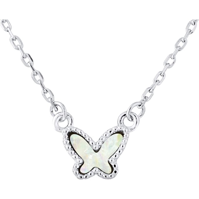 Butterfly Ketting Nacre Silver 925