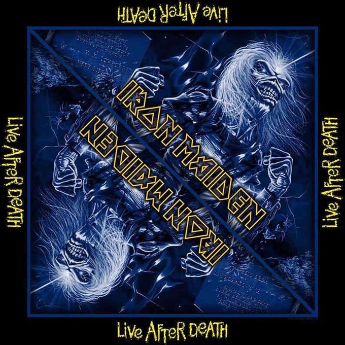Iron Maiden - Live After Death Bandana - Zwart