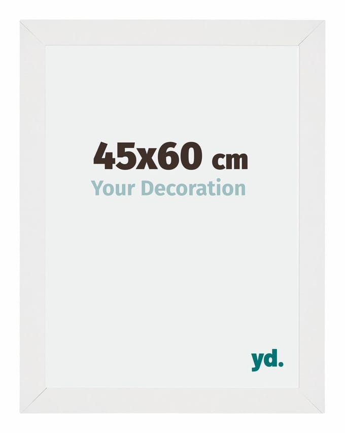 Your Decoration - Fotolijst 45x60 cm - MDF - Wit Hoogglans - Mura