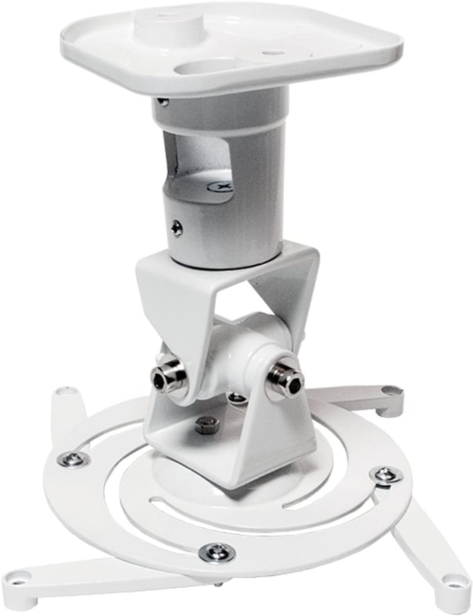 LogiLink BP0003 Plafondbeugel voor beamer Kantelbaar, Draaibaar Afstand vloer-plafond (max.): 22 cm Wit