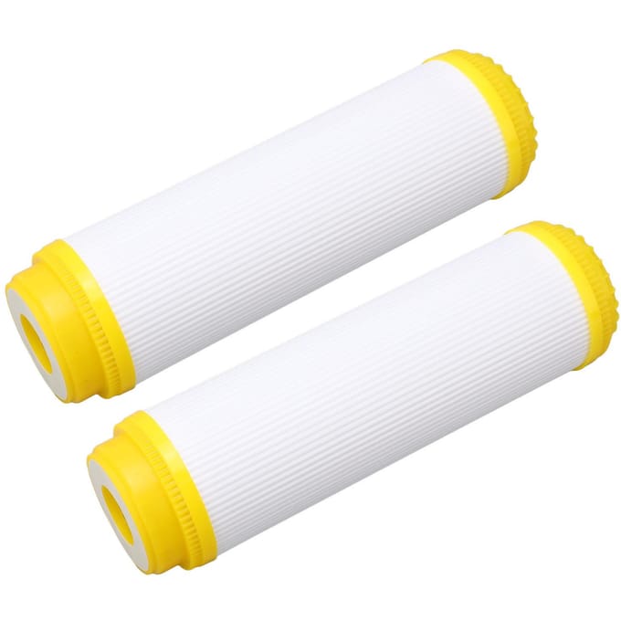 2 stuks Waterfilterpatroon 10 inch Actieve Kool T33 Universeel Ontwerp Set Kit voor Thuis white