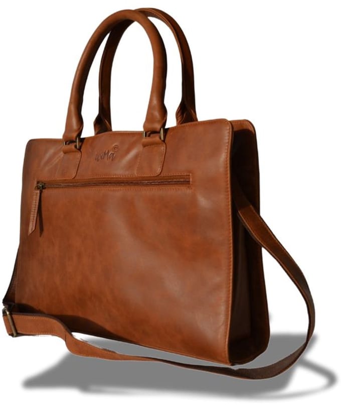 Laptoptas - Tablettas - Utrecht - Ipad - echt leer - tablet - laptop - WiMa - 14 inch -