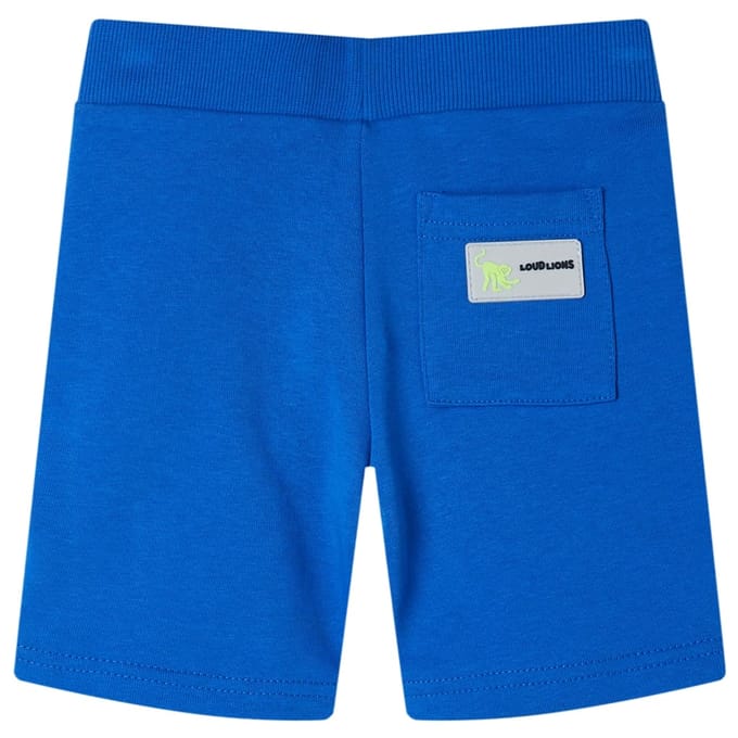 vidaXL Kindershort met trekkoord 104 blauw