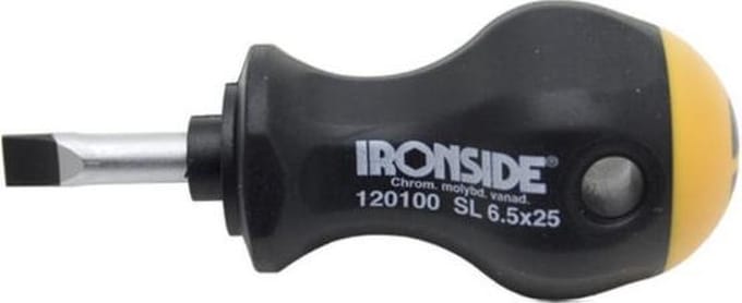 Ironside Schroevendraaier stubby zaagsnede 6.5 x 25mm
