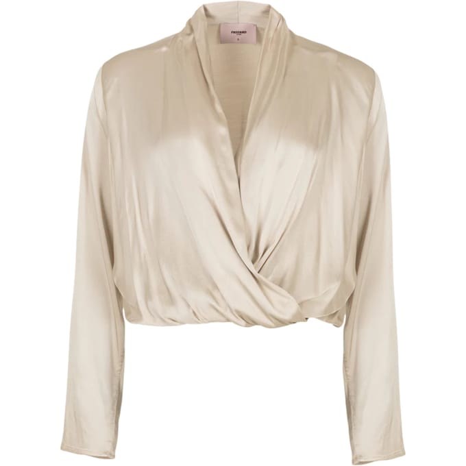 Freebird Top  Beige Tjitske Ls