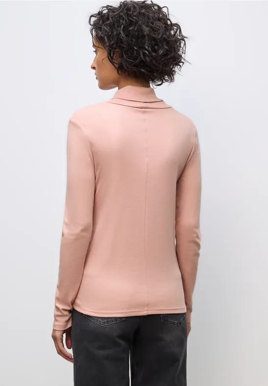 Basic shirt met coltrui
