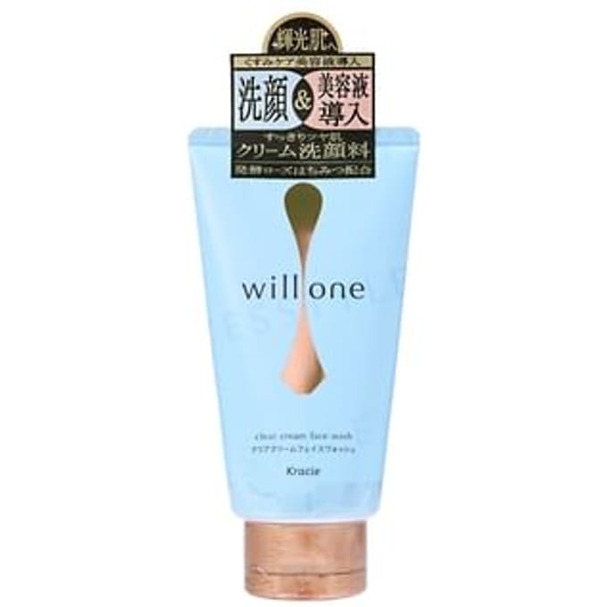 Kracie - willone Clear Cream Face Wash 120g
