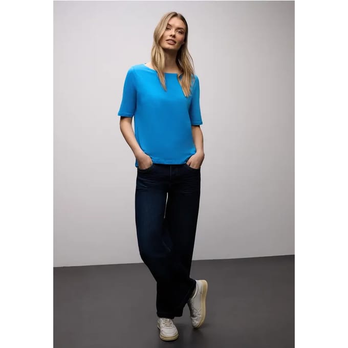 Shirt met boothals