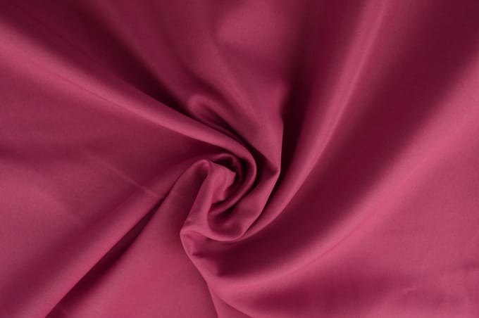 12 meter brandwerende stof - Roze - 100% polyester