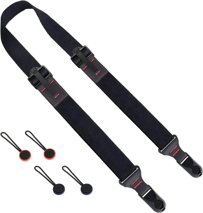 KAD® Camera Strap - Camera Riem - Camerariem - Zwart - 82cm x 4cm x 1cm