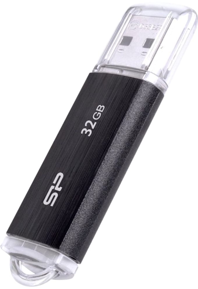 USB stick Silicon Power SP032GBUF2U02V1K 32 GB USB 2.0 Black 32 GB