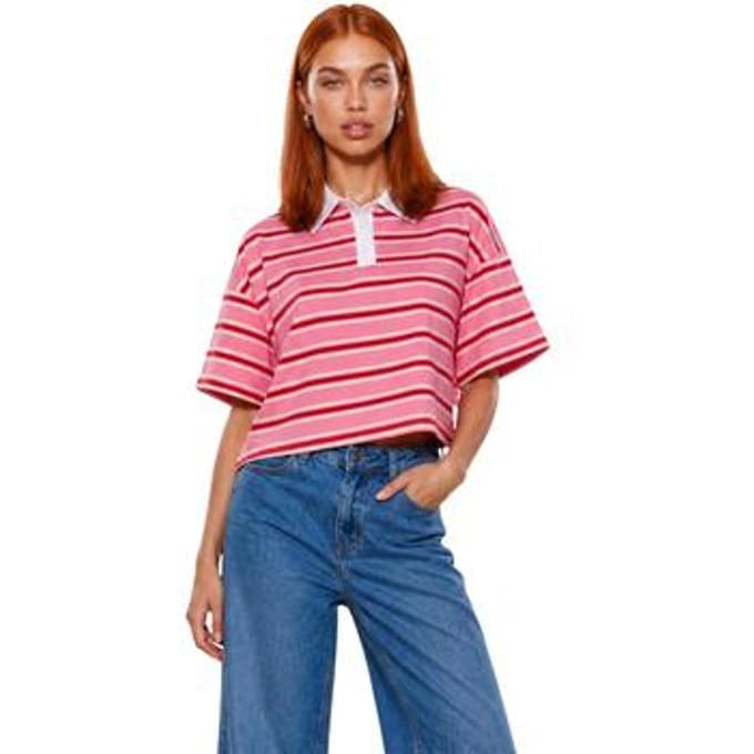 Polo Shirt Korte Mouw I Am Polo Cotone Righe 26521