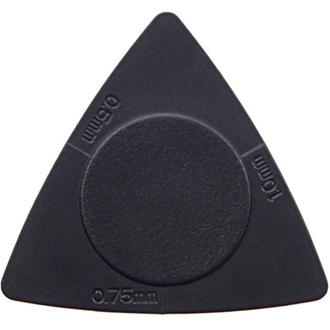 Plectres de guitare multi-épaisseur, accessoires pour instruments de musique, 0.5/0.75/1.0mm noir