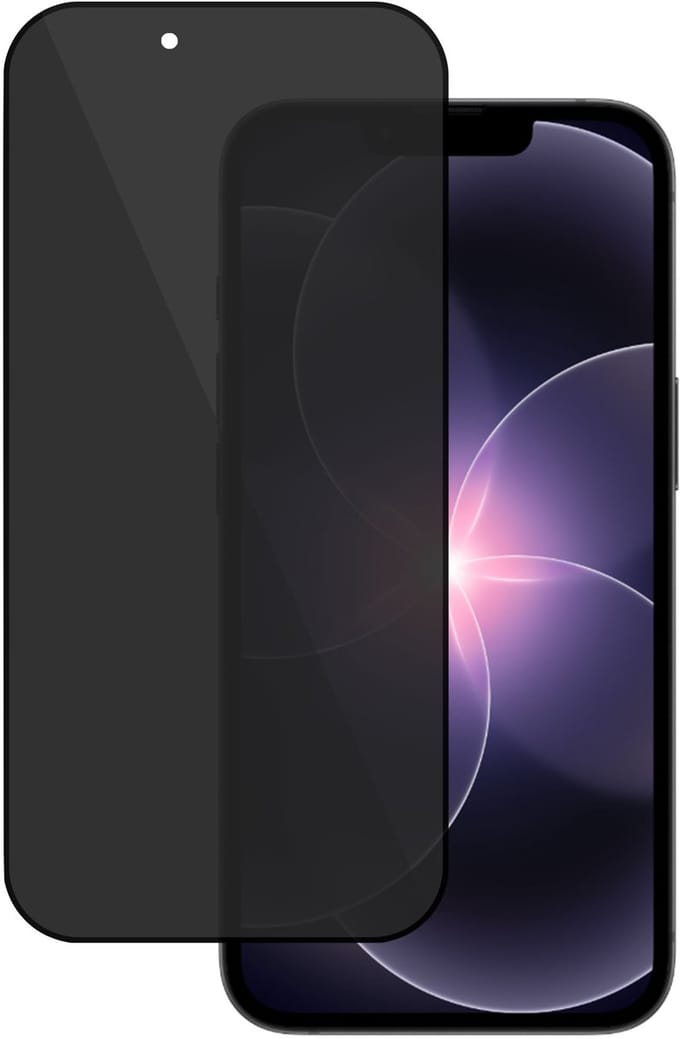 TechNow Privé Screenprotector geschikt voor iPhone 17e Screenprotector - Privacy Beschermglas - Rounded - Privacy Proteqt+