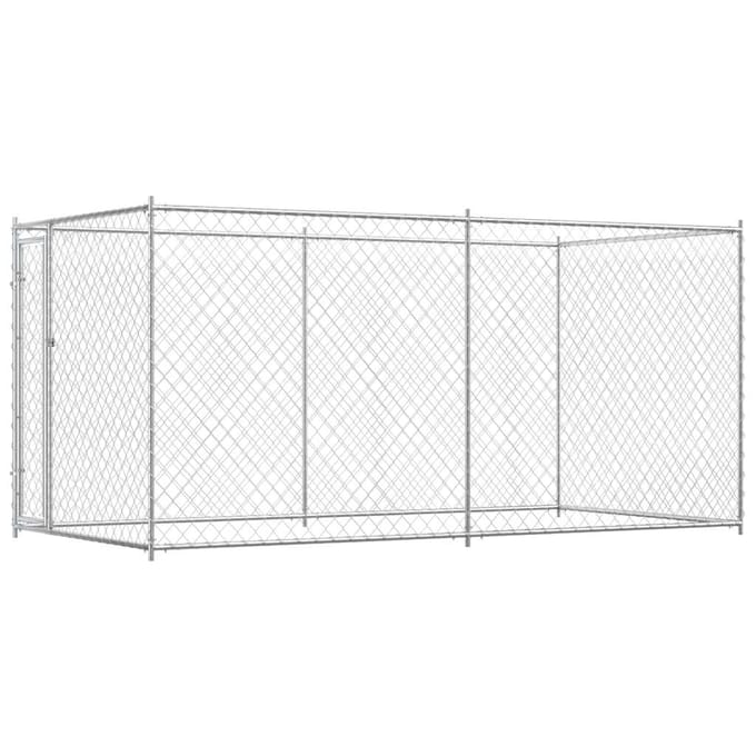 vidaXL Hondenkennel voor buiten 382x192x185 cm