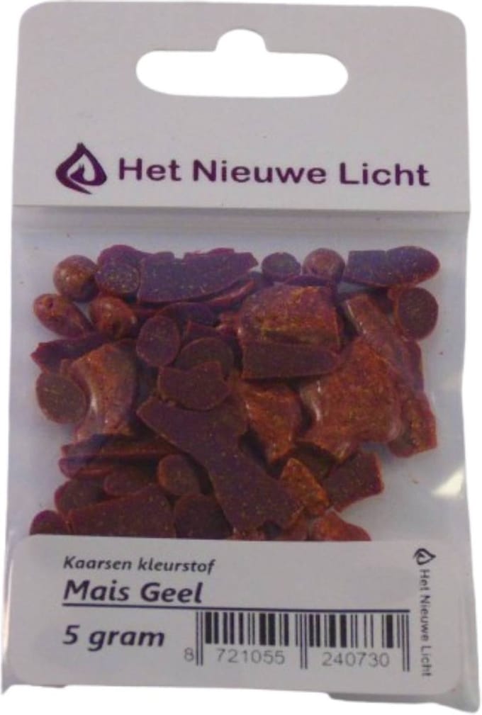 Het Nieuwe Licht ® - Kaarsen kleurstof - MAIS GEEL - 5 gram