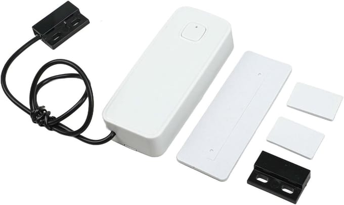 Slimme Deur Sensor - Magnetische Contact - Huis Beveiliging - Wifi Meldingen - 93 x 40 x 20 mm - Wit