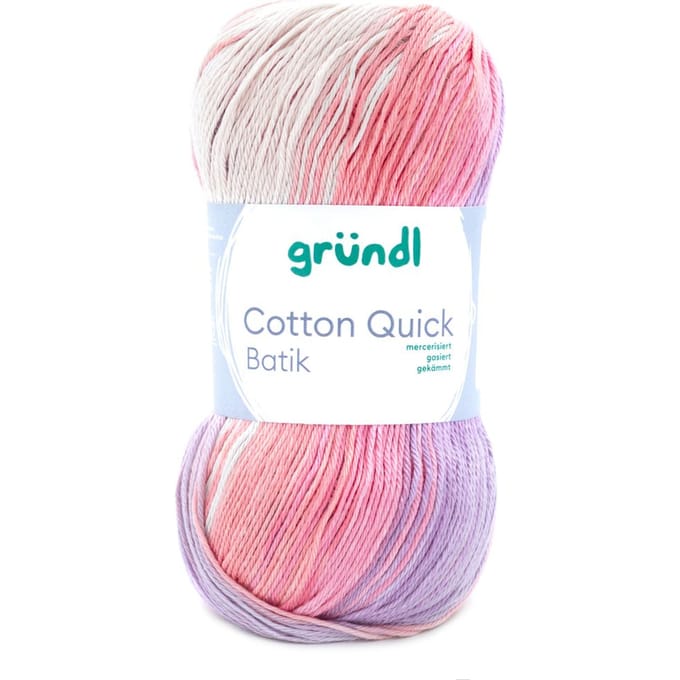 Gründl Cotton Quick Batik - Creme/Roze/Violet/Lila