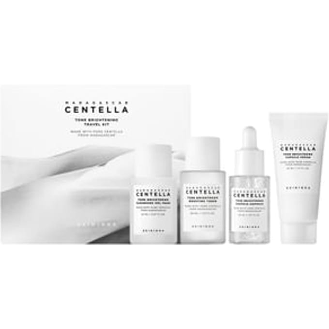 Skin1004 Madagascar Centella Kit de Voyage Éclaircissant 4 Types Tone Brightening Travel Kit (4 types) white