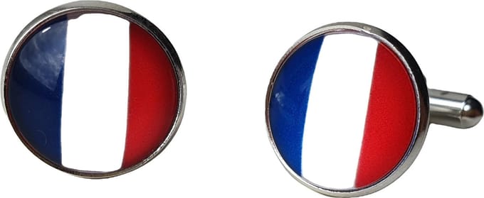 Franse vlag manchetknopen