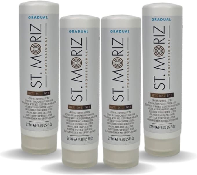 St Moriz - Gradual Tanning Lotion 275 ml - 4 pak - Voordeelverpakking