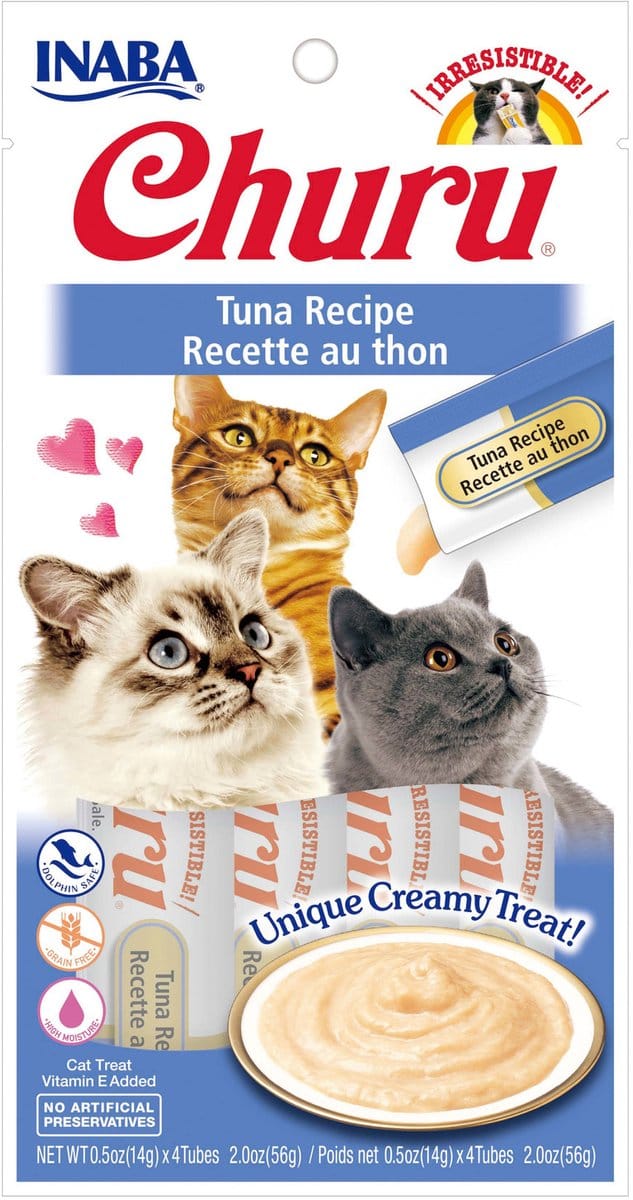 Inaba Churu Purée - Kattensnack - Tonijn 56 g