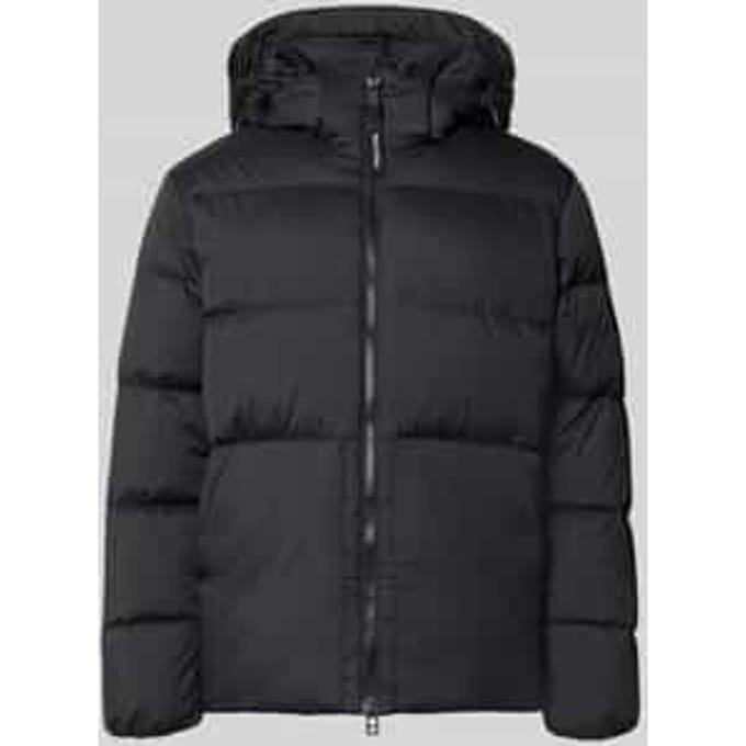 Regular fit donsjack met capuchonkraag
