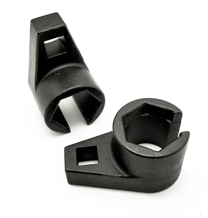 MTTproducts- Zuurstofsensor Sleutel 22 mm - Sensor Sleutel - Universele Sleutel - Stalen Gereedschap - 3/8" Aandrijving - Offsetlengte 5,6 cm