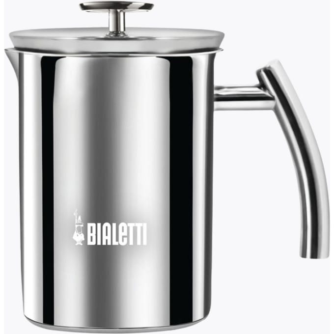 Bialetti Cappuccinatore Induction Melkopschuimer 330 ml – RVS Melkopschuimer voor Inductie – Handmatige Melkopschuimer – Voor Cappuccino & Latte Macchiato
