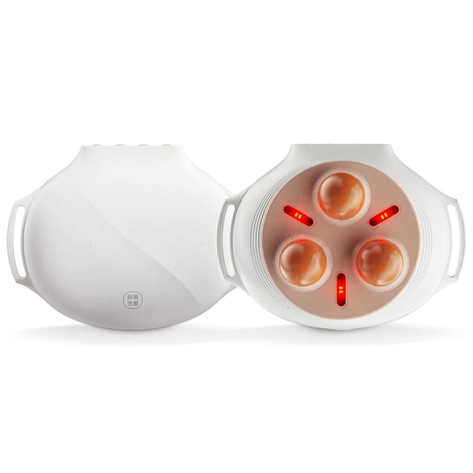 Bian Stone Buikmassageapparaat Multifunctionele Draagbare Cellulitis Massager Draagbare Lymfedrainage Massager voor Vrouwen white