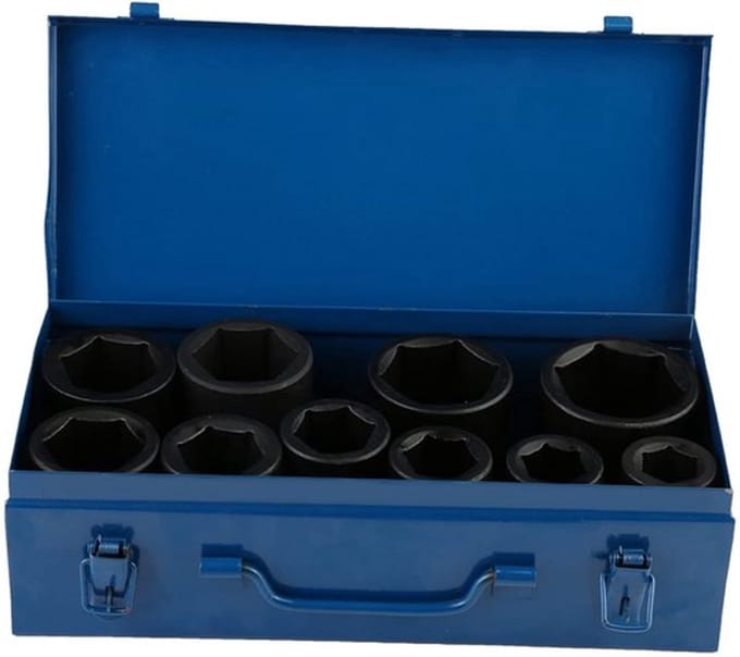 Allecto - Drive Impact Socket Set - 10-delige Dopsleutelset