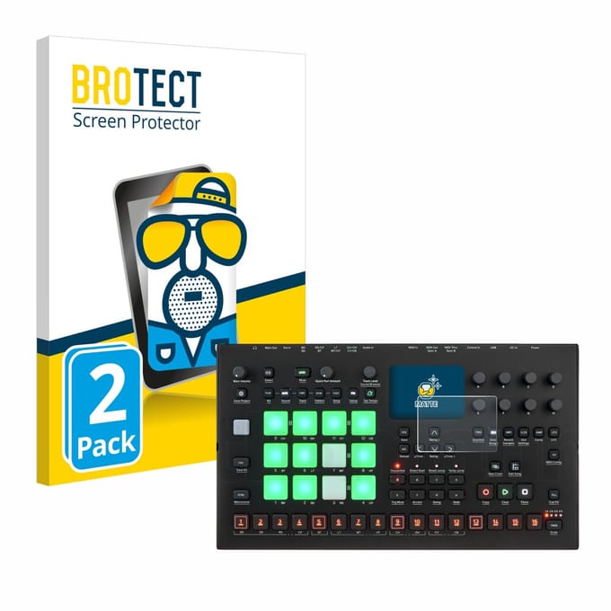 BROTECT - Screenprotector voor Elektron Analog Rytm MKII - Folie Beschermfolie matte 2 Stuks