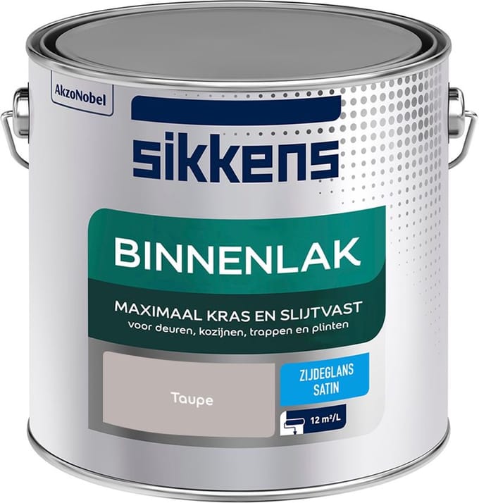 Sikkens - Binnenlak Zijdeglans - Taupe - Mengverf - 2,5 L