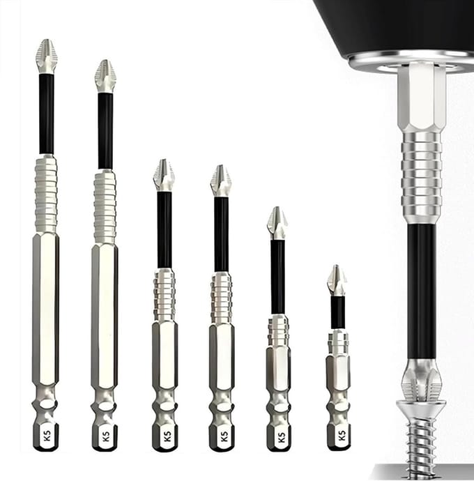 Solidchoice - Set van 6 Hoogwaardige Magnetische Schroevendraaiers