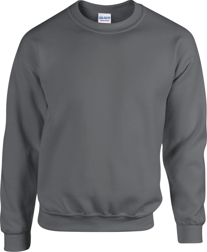 Gildan - Heavy Blend Unisex Sweater - Charcoal (Solid) maat S