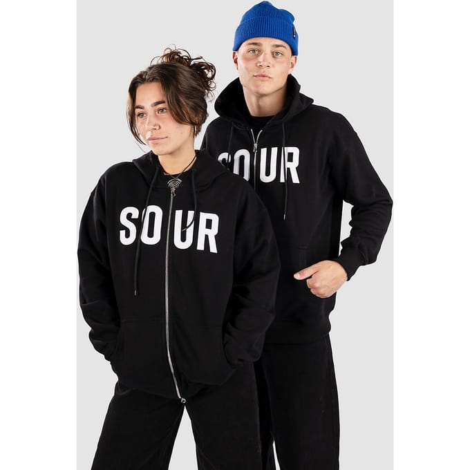 Sour Solution Army Zip Hoodie zwart