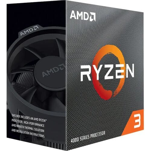 AMD Ryzen 3 4100 Boxed - Desktop processor - CPU - 4 Core - 8 Threads - 3,8GHz/4GHz - Socket AM4 - Inclusief koeler