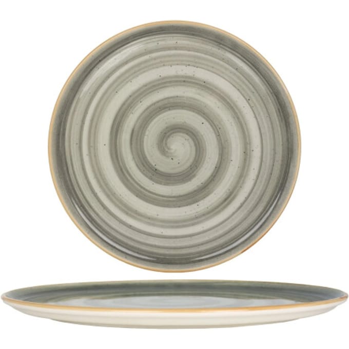 Bonna Pizzabord - Aura Space - Porselein - 32 cm - set van 2
