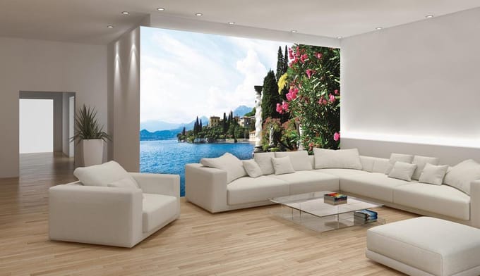 Mediteranian Scene Photo Wallcovering