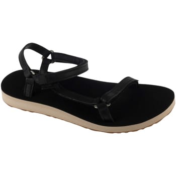 Teva Original Universal Slim  van leer Sandalen in Black/Tan voor Dames, Maat 36