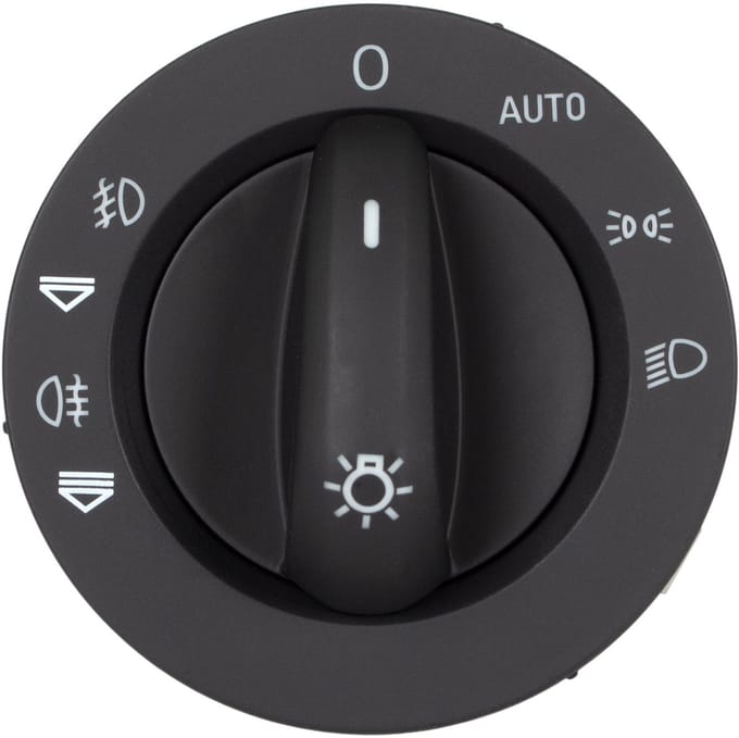 M MODECAR - Schakelaar voor Audi Q7 (4LB) 06-15 - 8 Pins - Rode Verlichting - Automatisch Inschakelen
