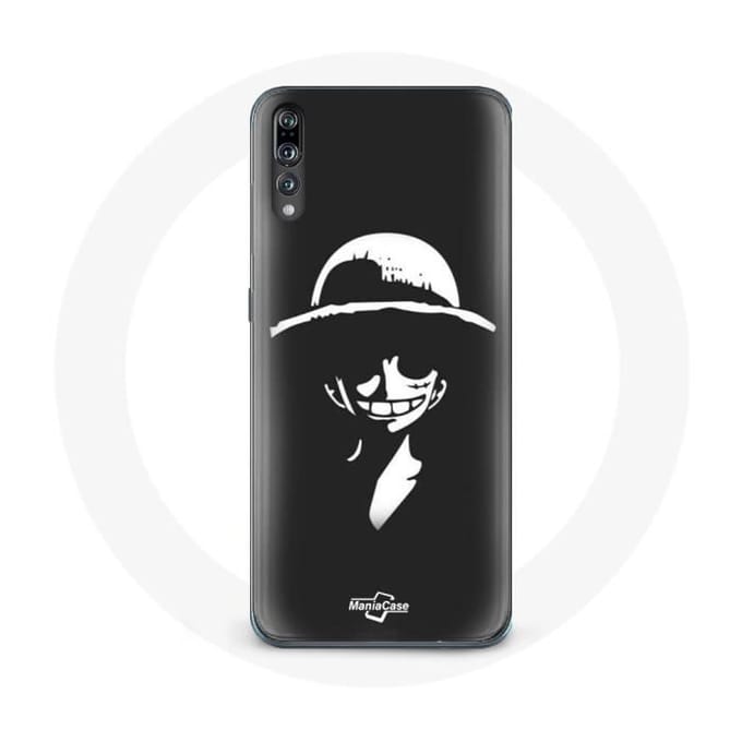 Coque - Huawei - P20 - Souple - Noir - One piece Manga Luffy Art