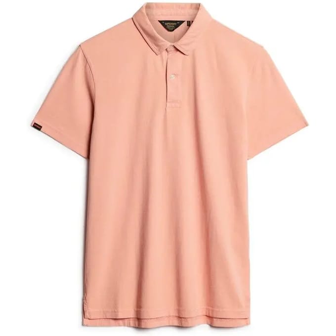Superdry Studios Jersey Korte Mouw Poloshirt Roze XL Man