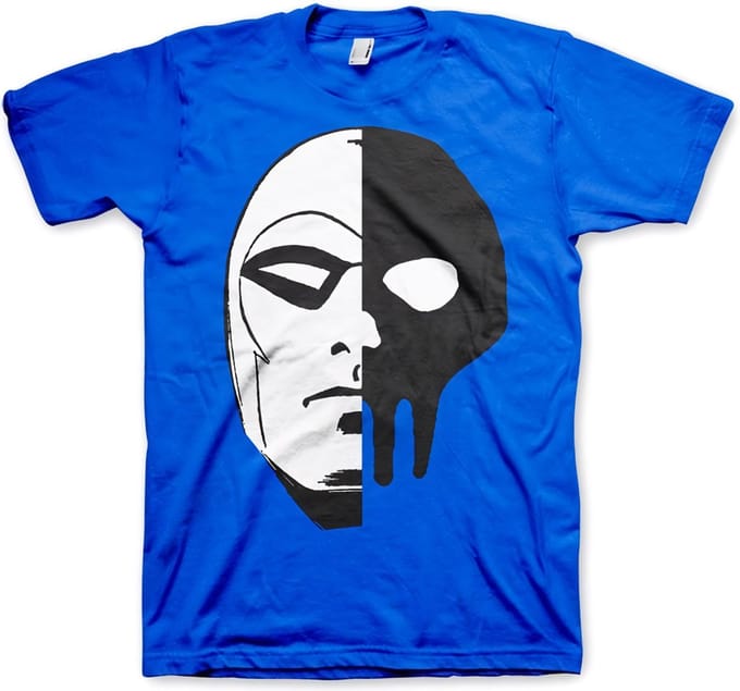 The Phantom Heren Tshirt -S- Icon Head Blauw