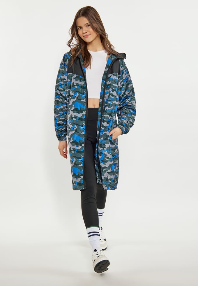 Mymo Jas Dames Blauwe camouflage
