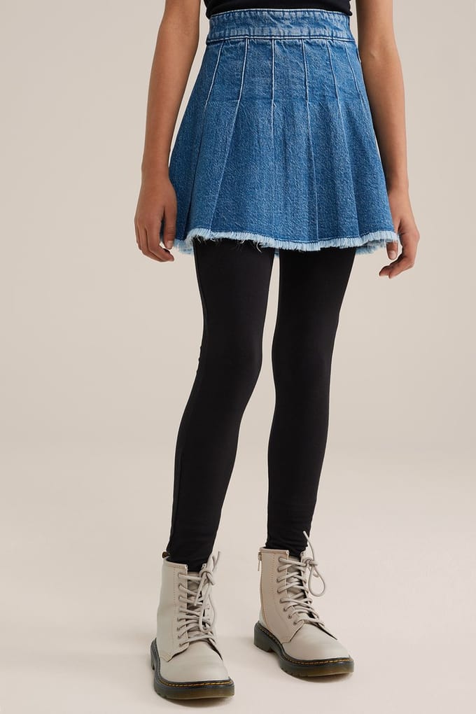 WE Fashion Meisjes legging met stretch
