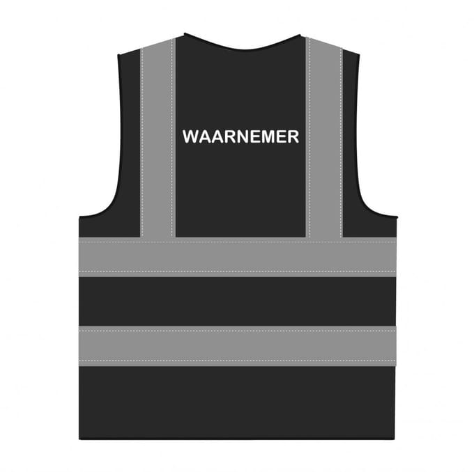 Waarnemer hesje RWS zwart