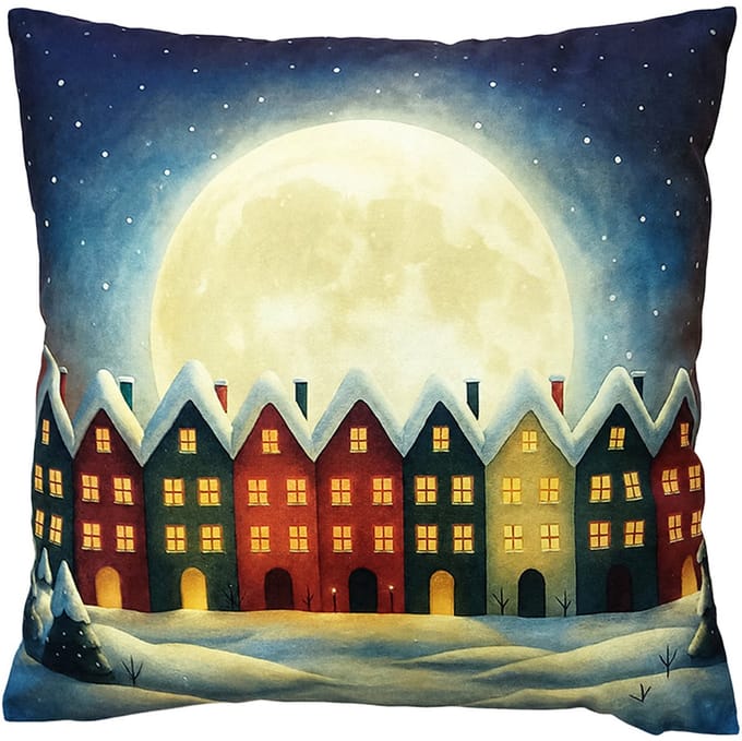 Clayre & Eef Sierkussen 45x45 cm Blauw Polyester