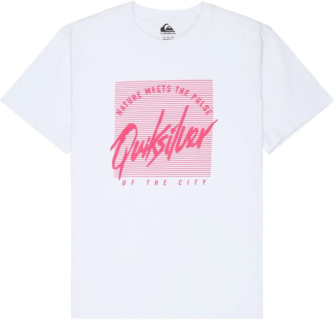 Quiksilver Retro Mood T-shirt Met Korte Mouwen Wit S Man