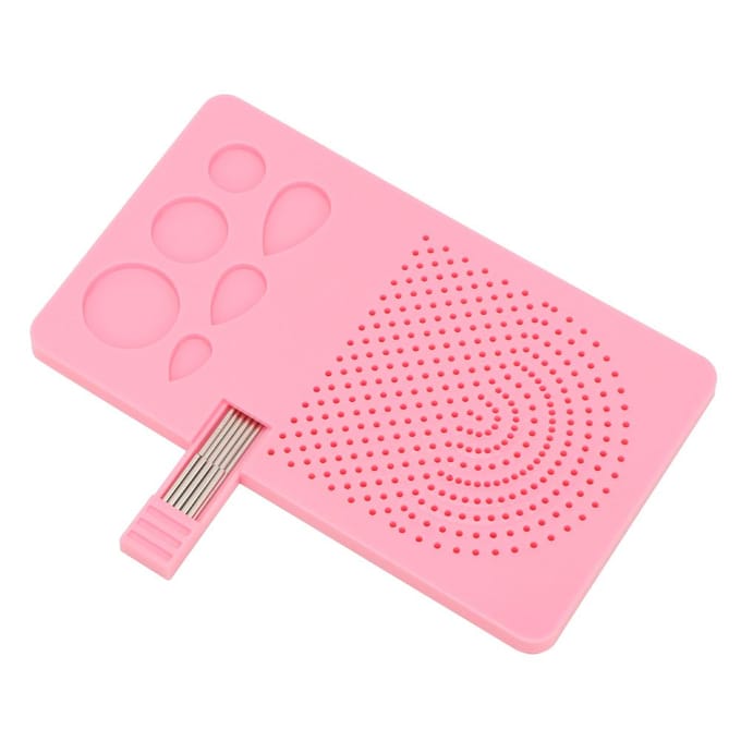 1 Set van Afgeleid Papier Wikkelschijf 20 Wortels Naaldplaat DIY Rastergereedschap(Roze) roze